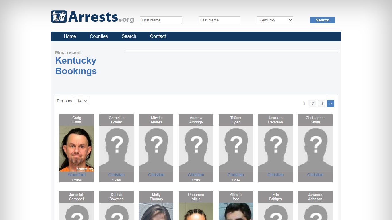 Kentucky Arrests and Inmate Search